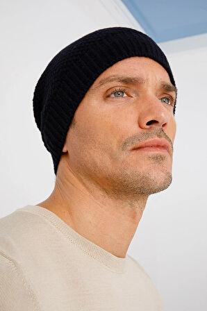 Erkek Yün Bere K.Lacivert