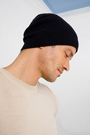 Erkek Yün Bere K.Lacivert