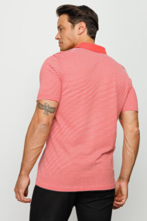 Erkek Merserize T-shirt Kırmızı