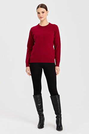 Kadın Klasik Kadın Bluz Vişne