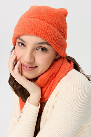 Kadın Triko Afrodit Bere Oranj