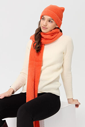 Kadın Triko Afrodit Bere Oranj