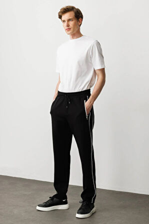 Erkek Yanı Çizgili Eşofman Altı K.Lacivert