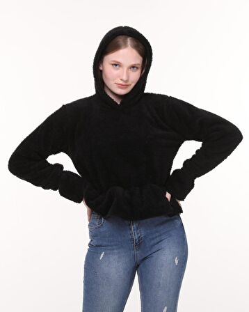 FIRFIR DETAYLI SWEATSHIRT