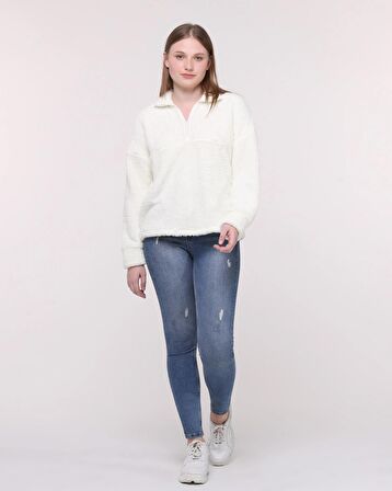 DÜŞÜK OMUZ SWEATSHIRT