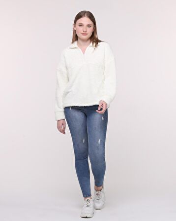 DÜŞÜK OMUZ SWEATSHIRT