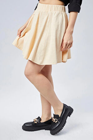 FLAMLI KETEN PARÇALI KISA KLOŞ ETEK