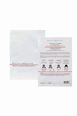 Beauty Omelette Yeşil Çaylı Canlandırıcı Yüz Maskesi 