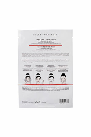 Beauty Omelette Yeşil Çaylı Canlandırıcı Yüz Maskesi 