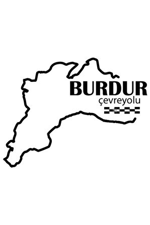 Burdur Çevreyolu Sticker 12 x 9 Cm