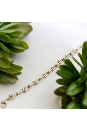 luxury steel Gold renk Tiff  Çelik Bileklik