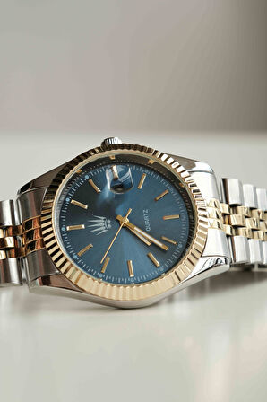 Grand Silver Gold Blue Kol Saati