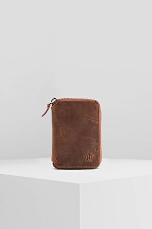 PETTY ZIPPER CRAZY TABA MİNİ CÜZDAN