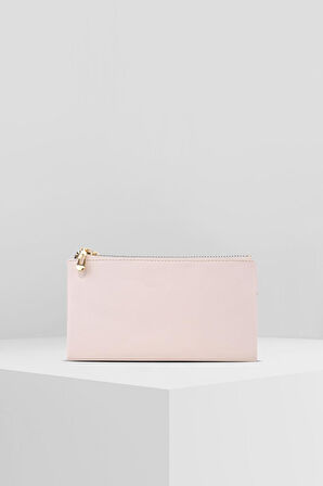 DUAL POCKET KREM TELEFON CÜZDANI