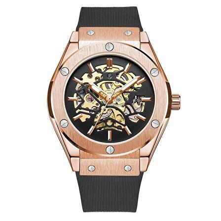 ROYAL BIGBANG ROSE GOLD OTOMATİK KOL SAATİ