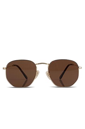 ROYAL EYEWEAR RE3648-GOLD BROWN UNİSEX GÜNEŞ GÖZLÜĞÜ