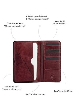 ELEGANT TIGUAN BORDO TELEFON CÜZDANI