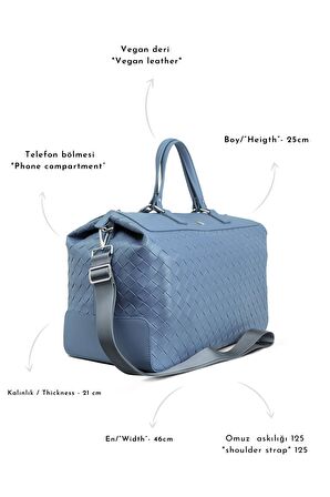 FELICITY TRAVEL BAG BLUE