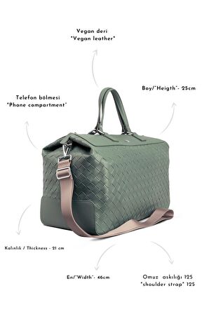 FELICITY TRAVEL BAG GREEN