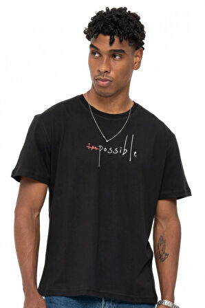 IMPOSSIBLE t-shirt BLACK
