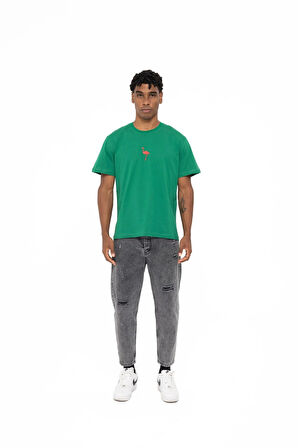 FLAMINGO t-shirt GREEN