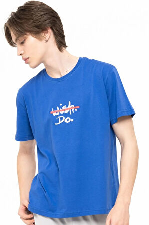 WISH-DO t-shirt BLUE