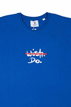 WISH-DO t-shirt BLUE