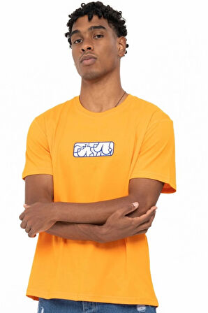 PLEASURE t-shirt ORANGE