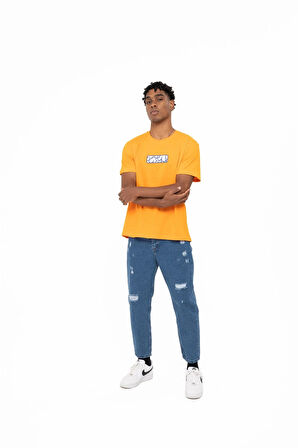 PLEASURE t-shirt ORANGE