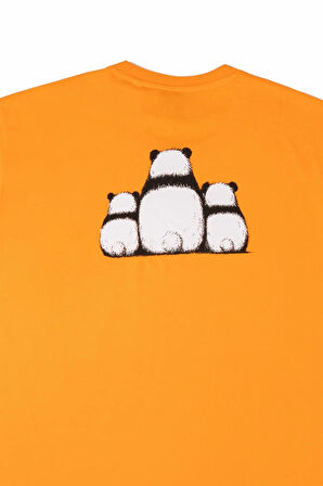 PANDA t-shirt ORANGE