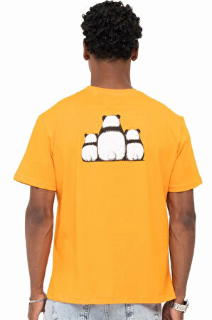 PANDA T-SHIRT ORANGE