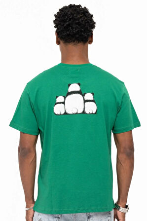 PANDA T-SHIRT GREEN