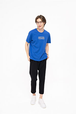 MORE PLEASURE t-shirt BLUE