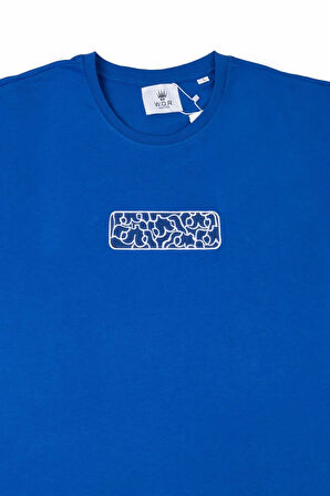 MORE PLEASURE T-SHIRT BLUE