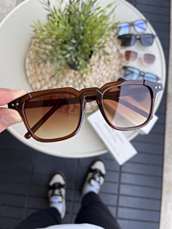 ROYAL EYEWEAR RE981 KAHVERENGİ GÜNEŞ GÖZLÜĞÜ