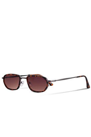 ROYAL EYEWEAR RE070 LEOPAR KAHVERENGİ GÜNEŞ GÖZLÜĞÜ
