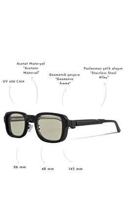 ROYAL EYEWEAR RE5554 YEŞİL GÜNEŞ GÖZLÜĞÜ