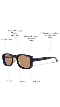 ROYAL EYEWEAR RE5554 TURUNCU GÜNEŞ GÖZLÜĞÜ