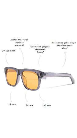 ROYAL EYEWEAR RE3683 TURUNCU GÜNEŞ GÖZLÜĞÜ