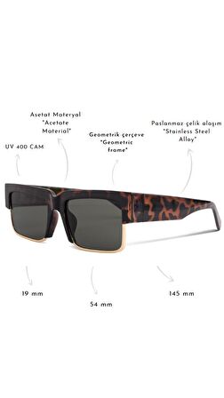 ROYAL EYEWEAR RE9171 LEOPAR GÜNEŞ GÖZLÜĞÜ