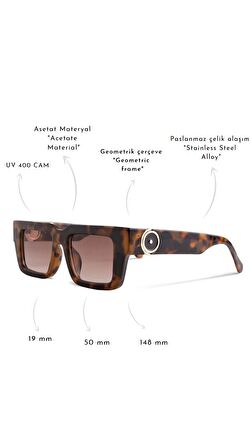 ROYAL EYEWEAR RE2309 LEOPAR GÜNEŞ GÖZLÜĞÜ