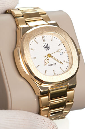Nautilus Gold White Kol Saati