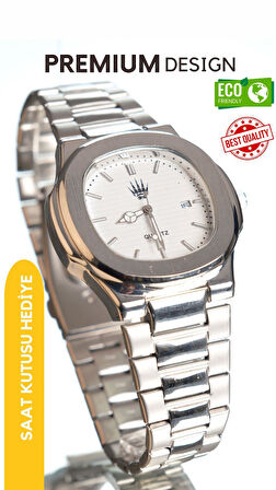 Nautilus Silver White Kol Saati