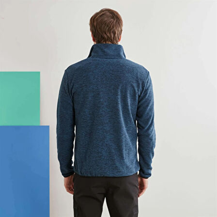 Exuma Tam Fermuarlı Erkek Sweatshirt