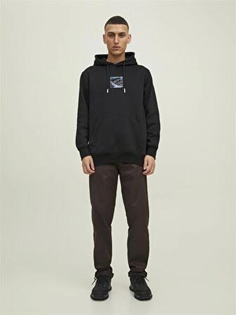 Jack&Jones Jcohıkıng Sweat Hood Erkek Sweatshirt 12216305