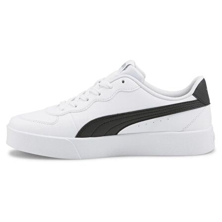 Puma Skye Clean Puma White-Puma Black Kadın Günlük Ayakkabı 38014704