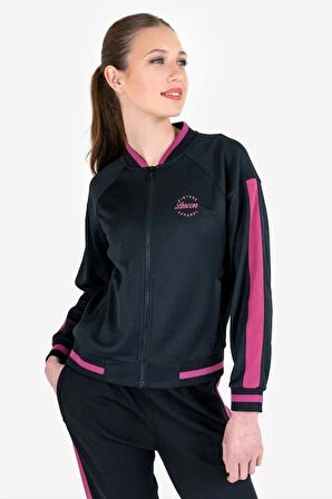 Lescon 23N-2122  Kadın Fermuarlı Sweatshirt 23NTBS002122