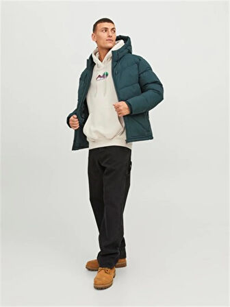 Jack&Jones Orıgınals Jorsılverlake  Hood Erkek Sweatshirt 12242357
