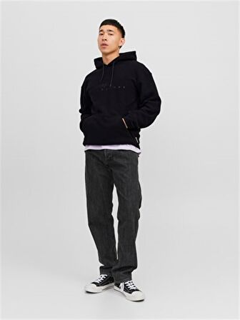 Jack&Jones Orıgınals Jorsılverlake Fleece Hood Erkek Sweatshirt 12242470