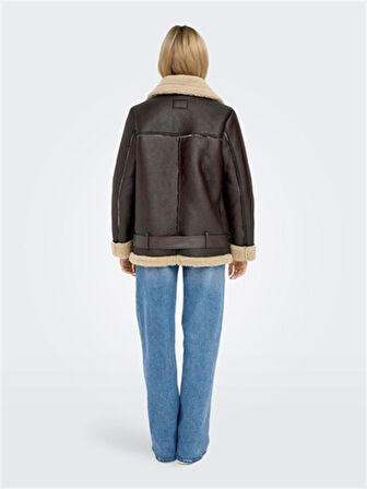 Only Onlnewlıs Faux Leather Avıator Cc Otw Kadın Mont 15300262